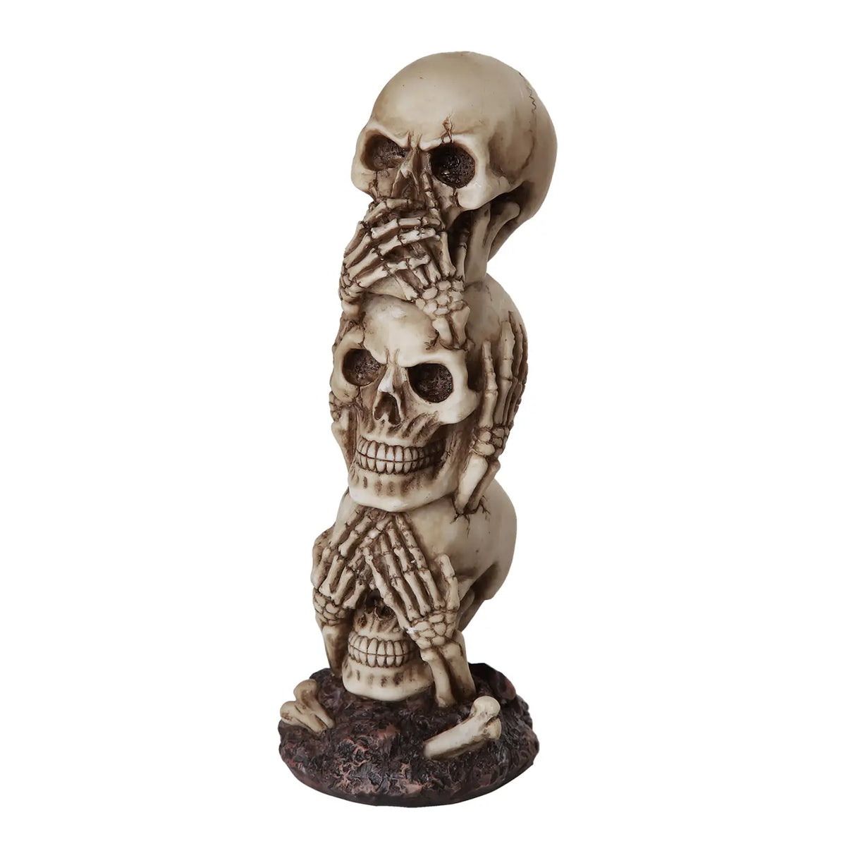 See Hear Speak No Evil Skull