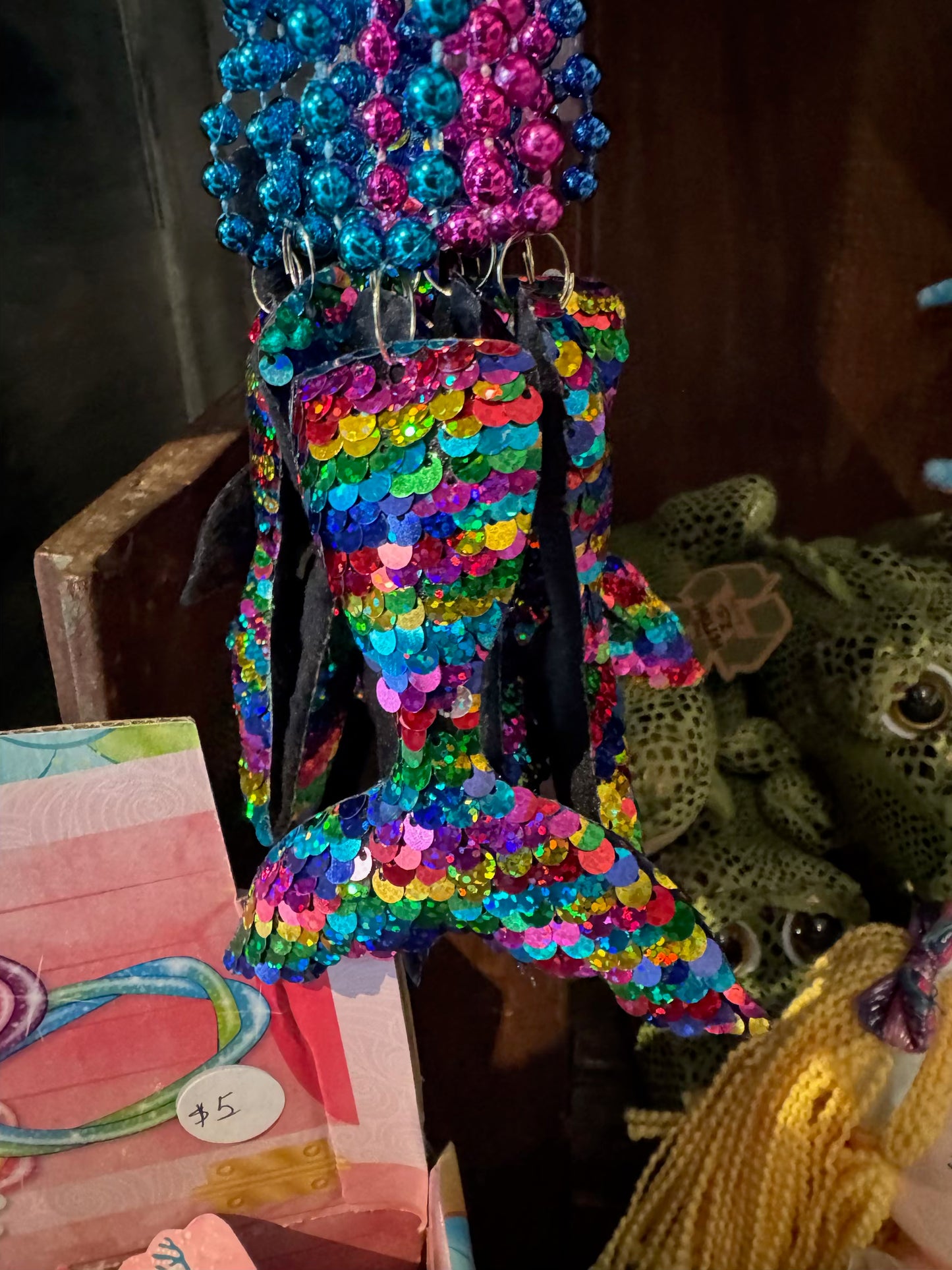 Mermaid tail beads