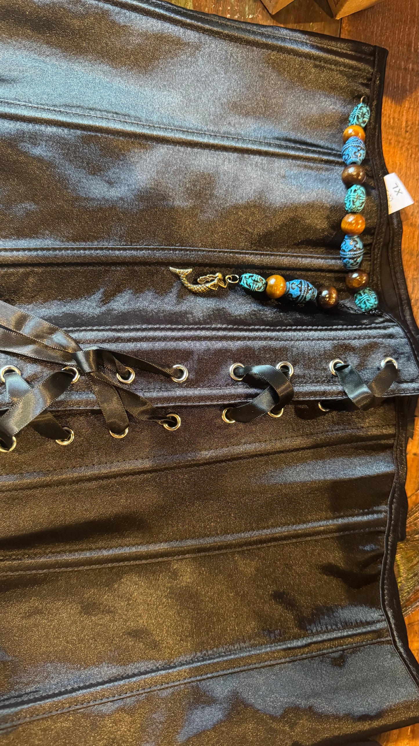 "Ocean Temptress" Underbust Corset designed by Pirate Jacque