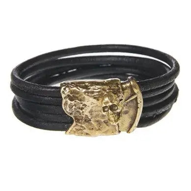Men's Skull Screw Lock