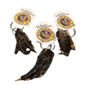 Alligator foot key ring