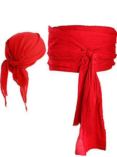 Red Pirate Scarf