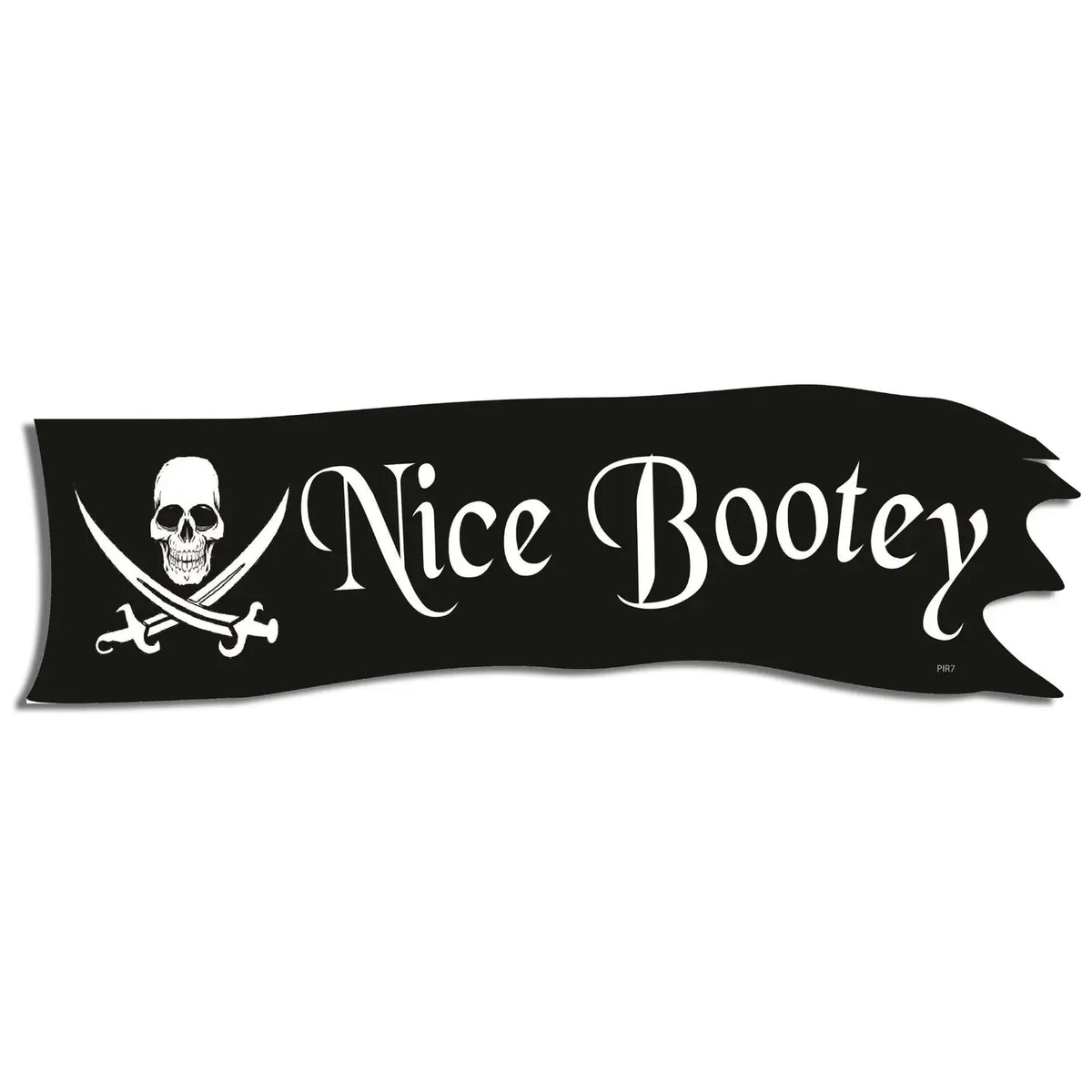 Nice Bootey bumper sticker