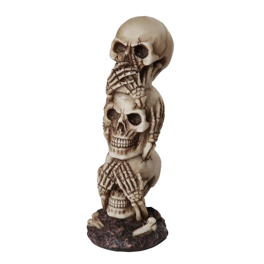 See Hear Speak No Evil Skull