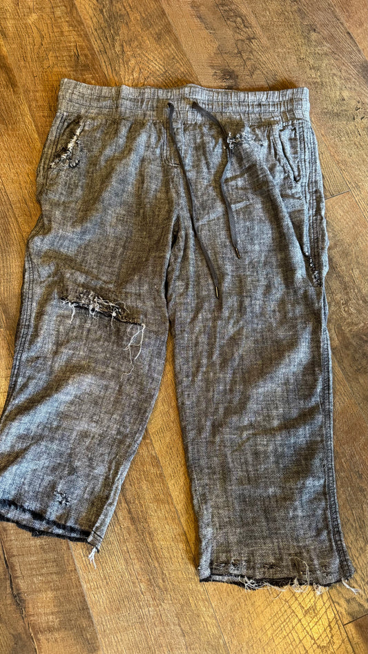 Grey cotton pirate pants