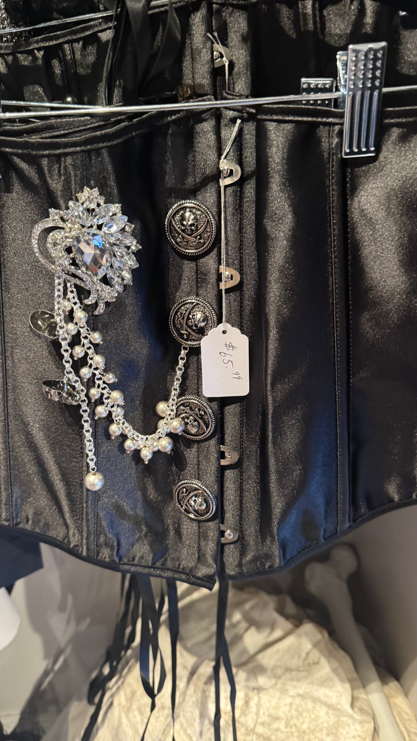 Pirate Designed Corset various adornments