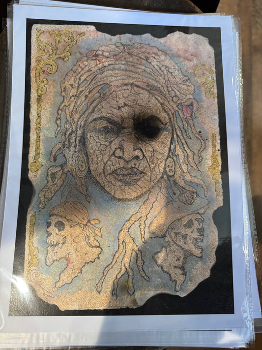 Marie Laveau Pirate Map (Print)
