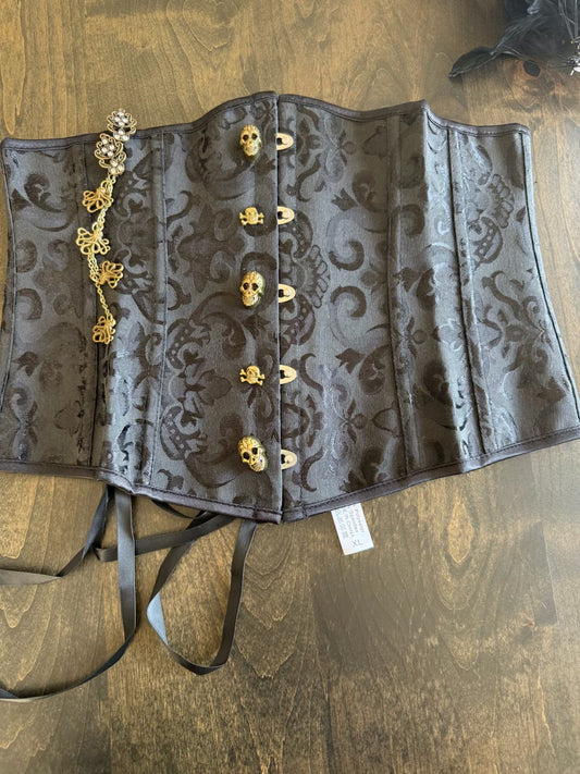Pirate Designed Corset #1 adorned with Octopus