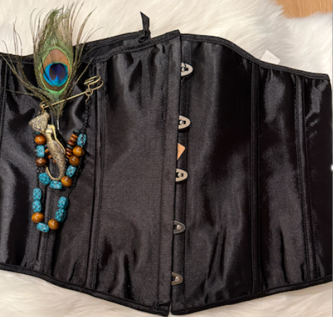 "Ocean Temptress" Underbust Corset designed by Pirate Jacque