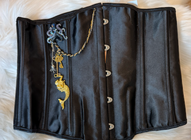 "Silver and Gold" Underbust Corset