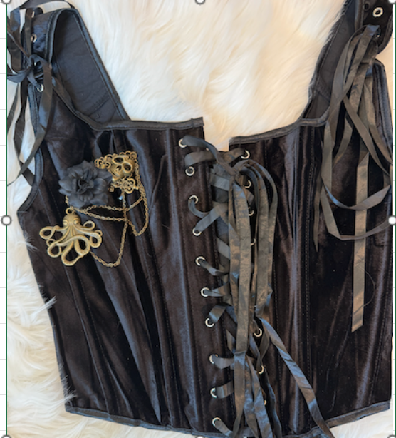 Tidal Temptress front lace up corset top