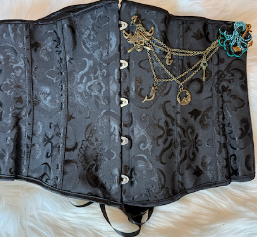 "Sea Mist Kiss" Underbust Corset