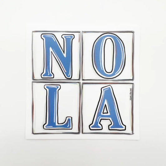 Nola Street Tiles New Orleans Classic Landmark Decor