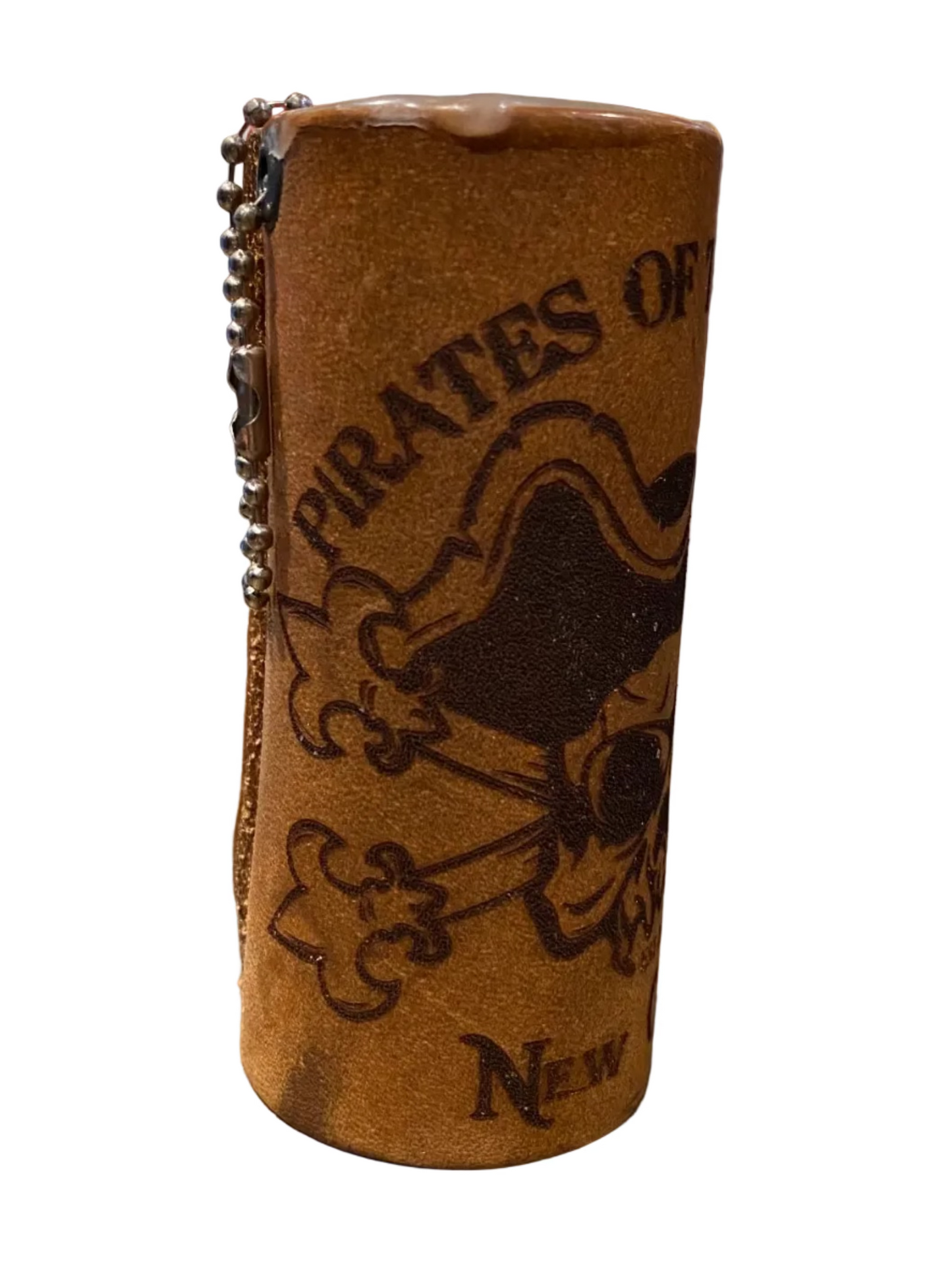 Pirates of the Quarter Leather shot glass