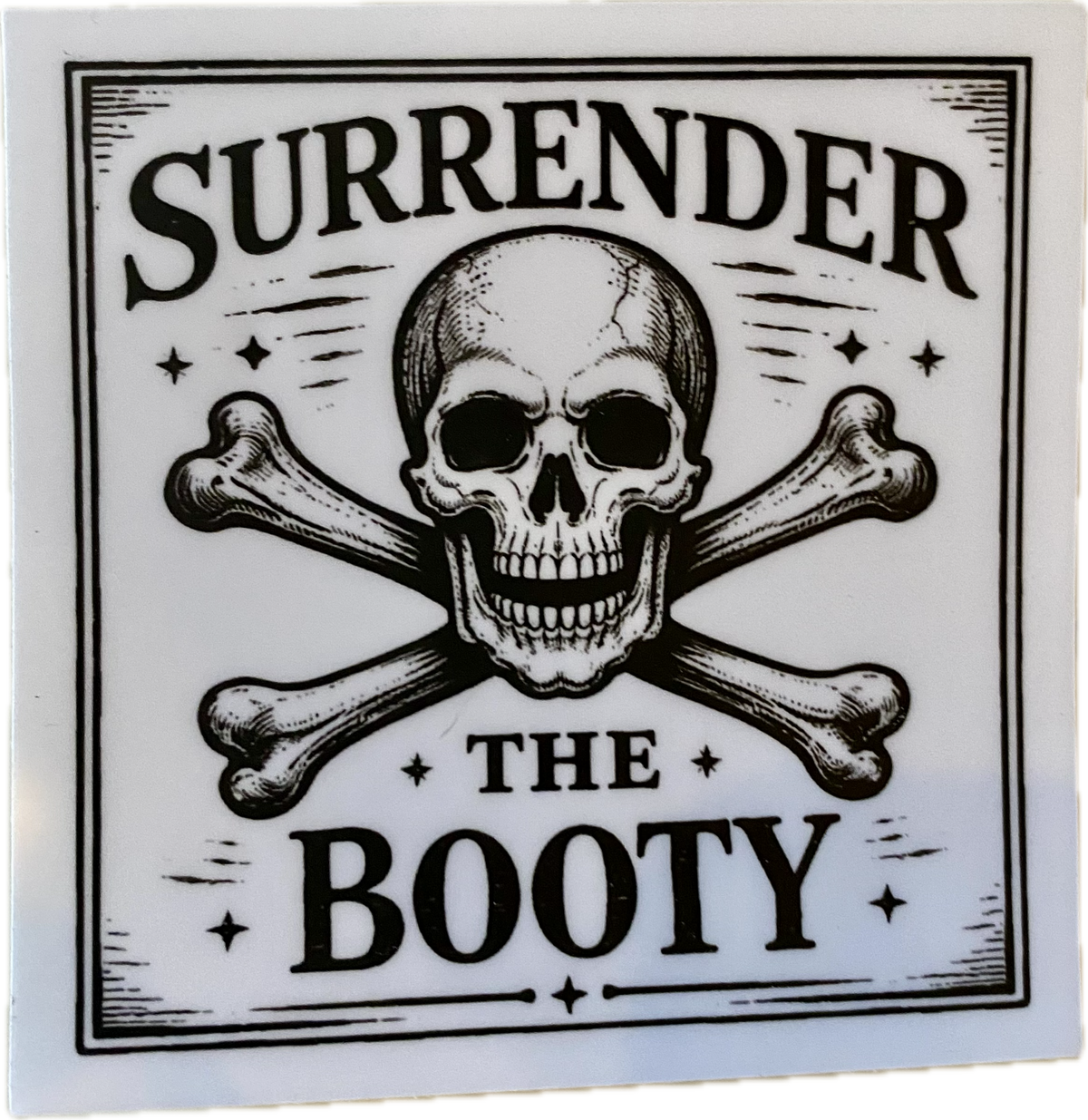 Surrender the Booty Sticker