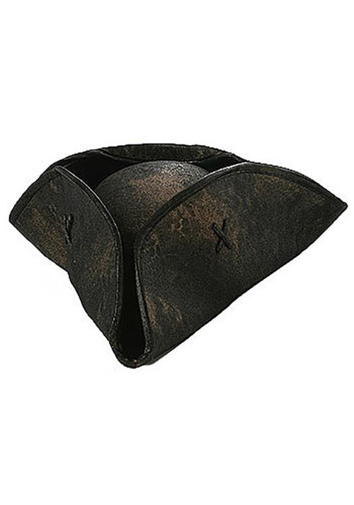 Black and Brown Pirate Hat