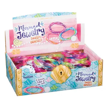 Mermaid Twisty Bracelets, 2-Piece Set, Assorted